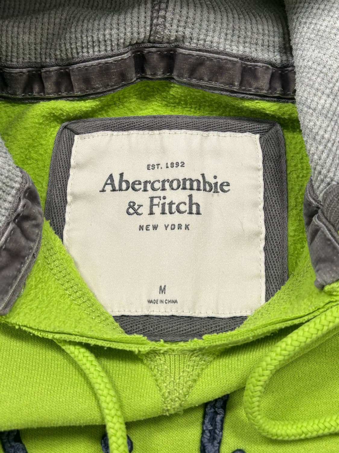 아베크롬비 그린 후드티 상품이미지4