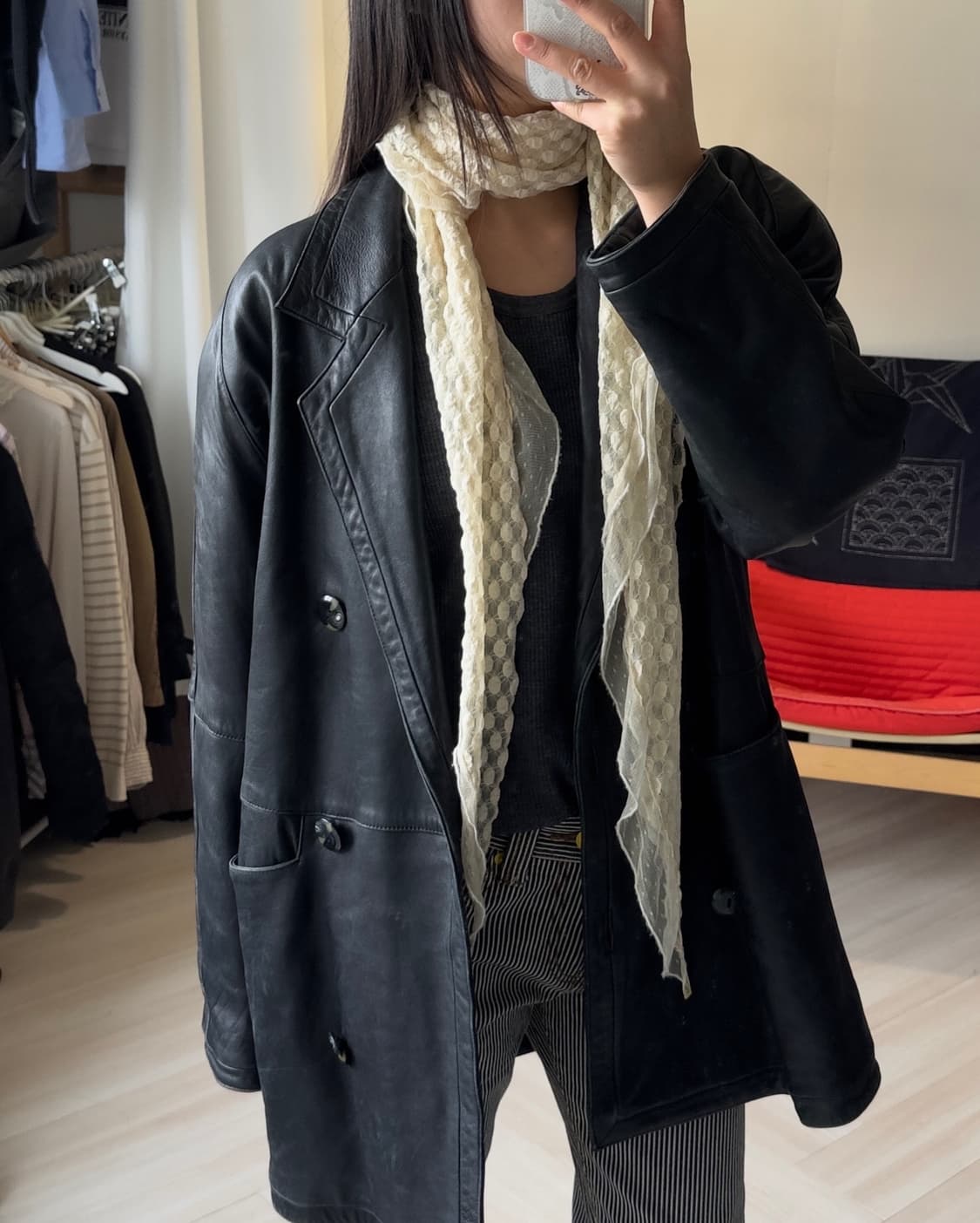 [CULTIVATE] sheepskin leather jacket 상품이미지2