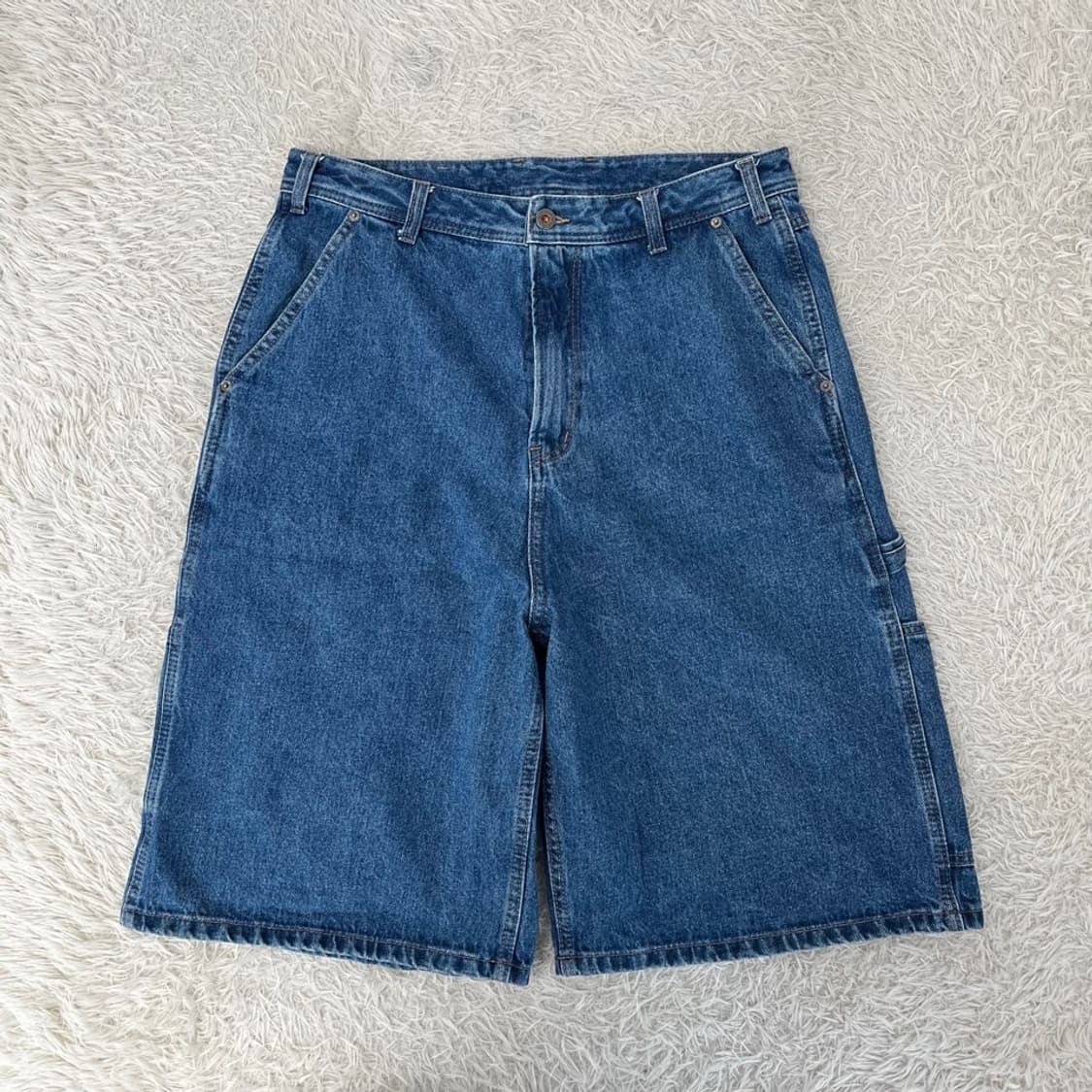 빈티지 카펜터 하프 데님 팬츠/#3638 상품이미지1