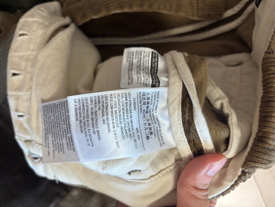 (30) LVC 리페어 1920‘s 코듀로이 팬츠 rrl 리바이스 청바지 상품이미지7