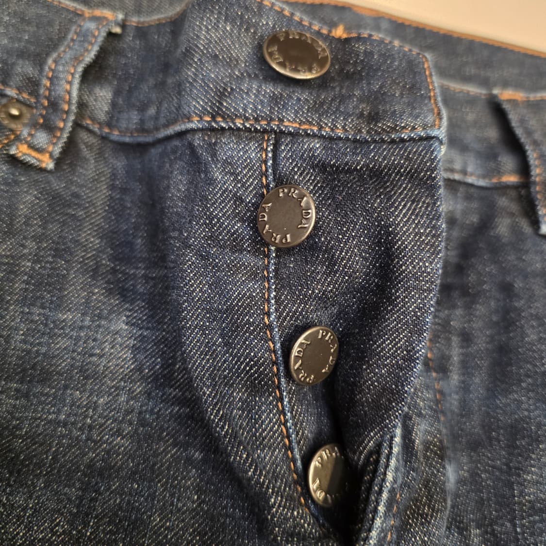 프라다 청바지 버튼 데님팬츠 상품이미지2