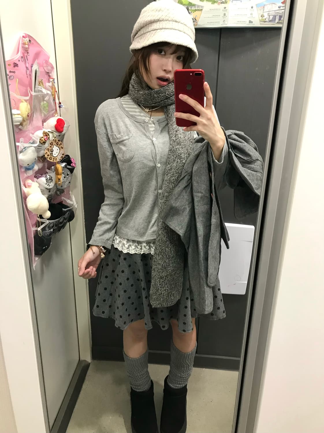 데일리 그레이 니혼진 프레피 도트 코디세트 상품이미지3