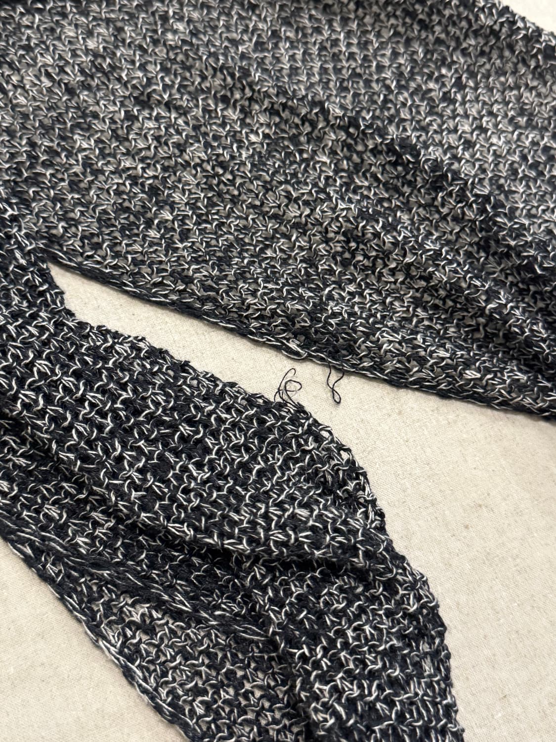 요지야마모토 린넨 그물 머플러 상품이미지4