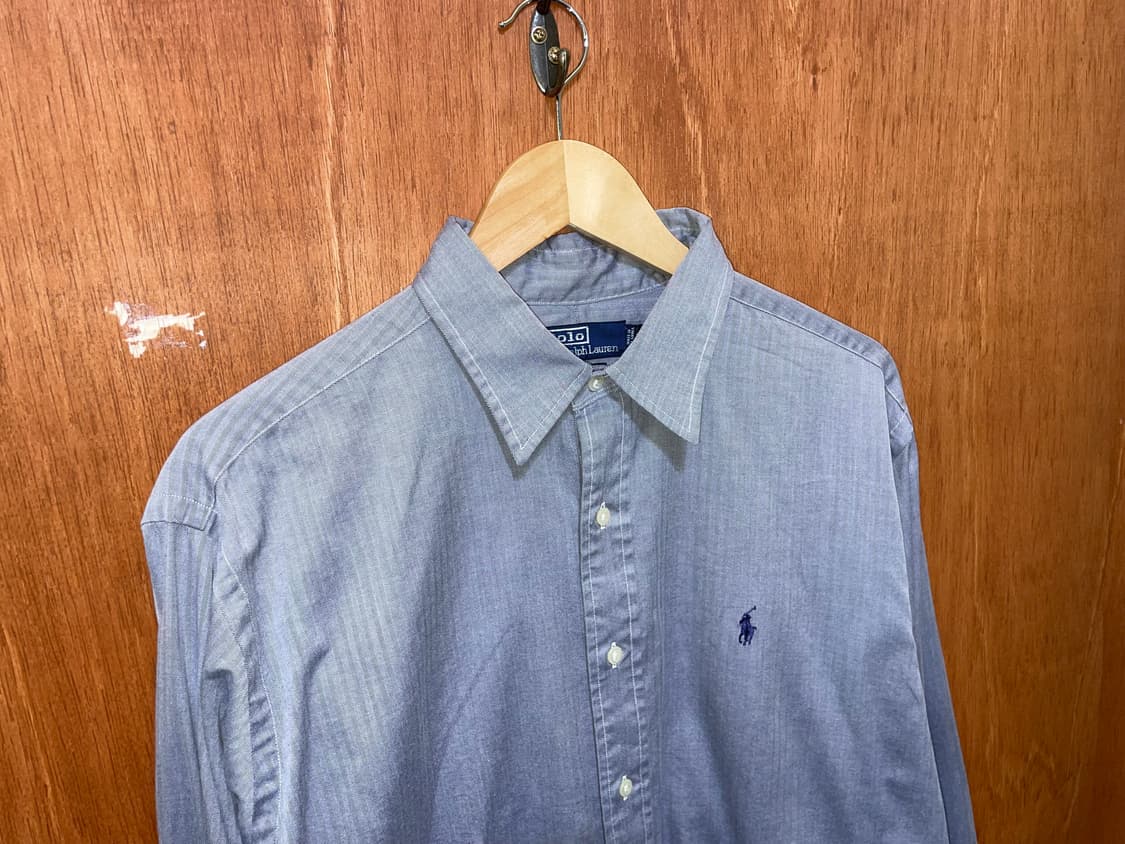 (L) POLO 폴로 랄프로렌 솔리드 셔츠 Lowell sport 상품이미지2