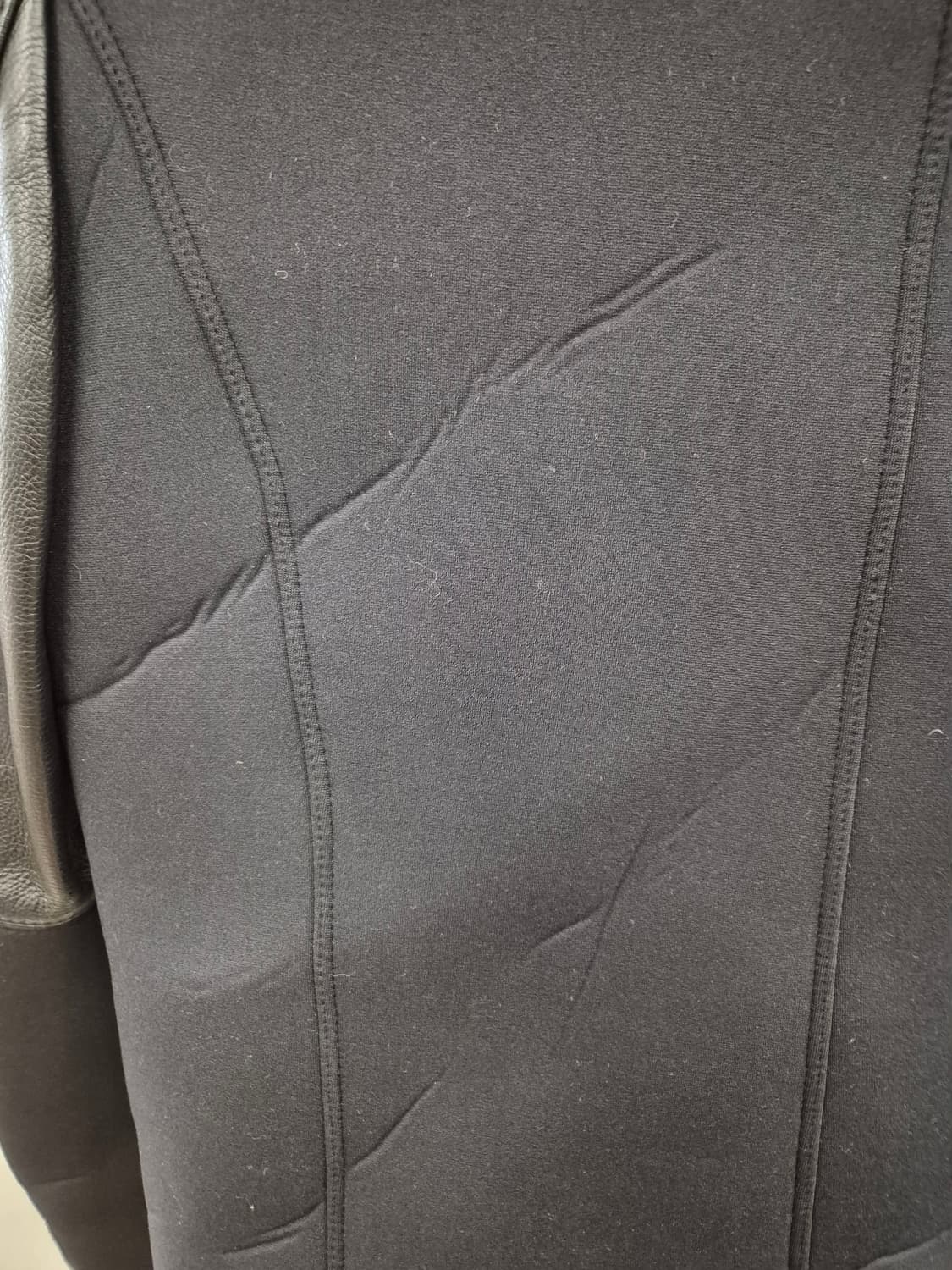 Jehee Sheen 재희신 배색 레더 자켓 48 상품이미지6