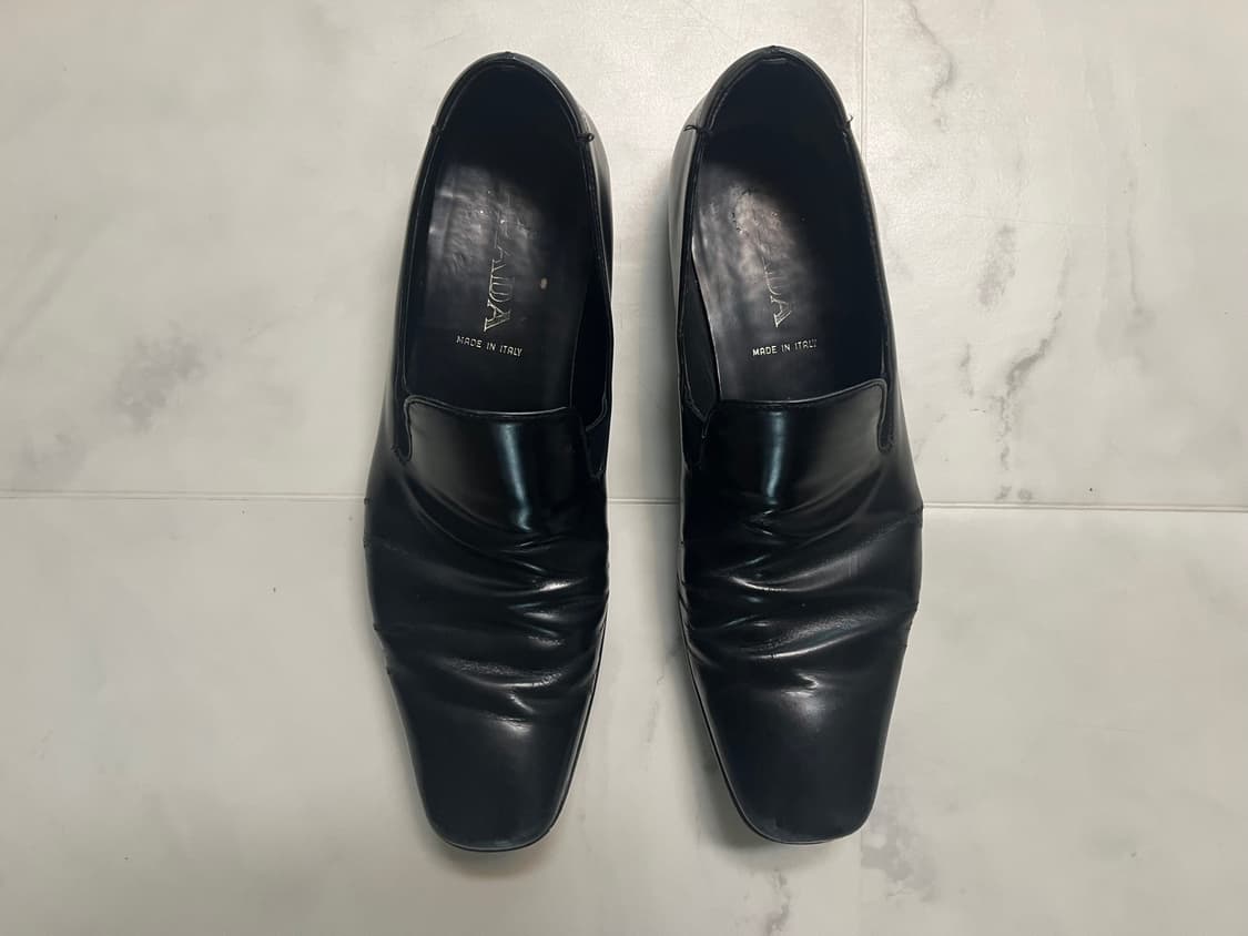 프라다 레더 로퍼 uk8.5 상품이미지2