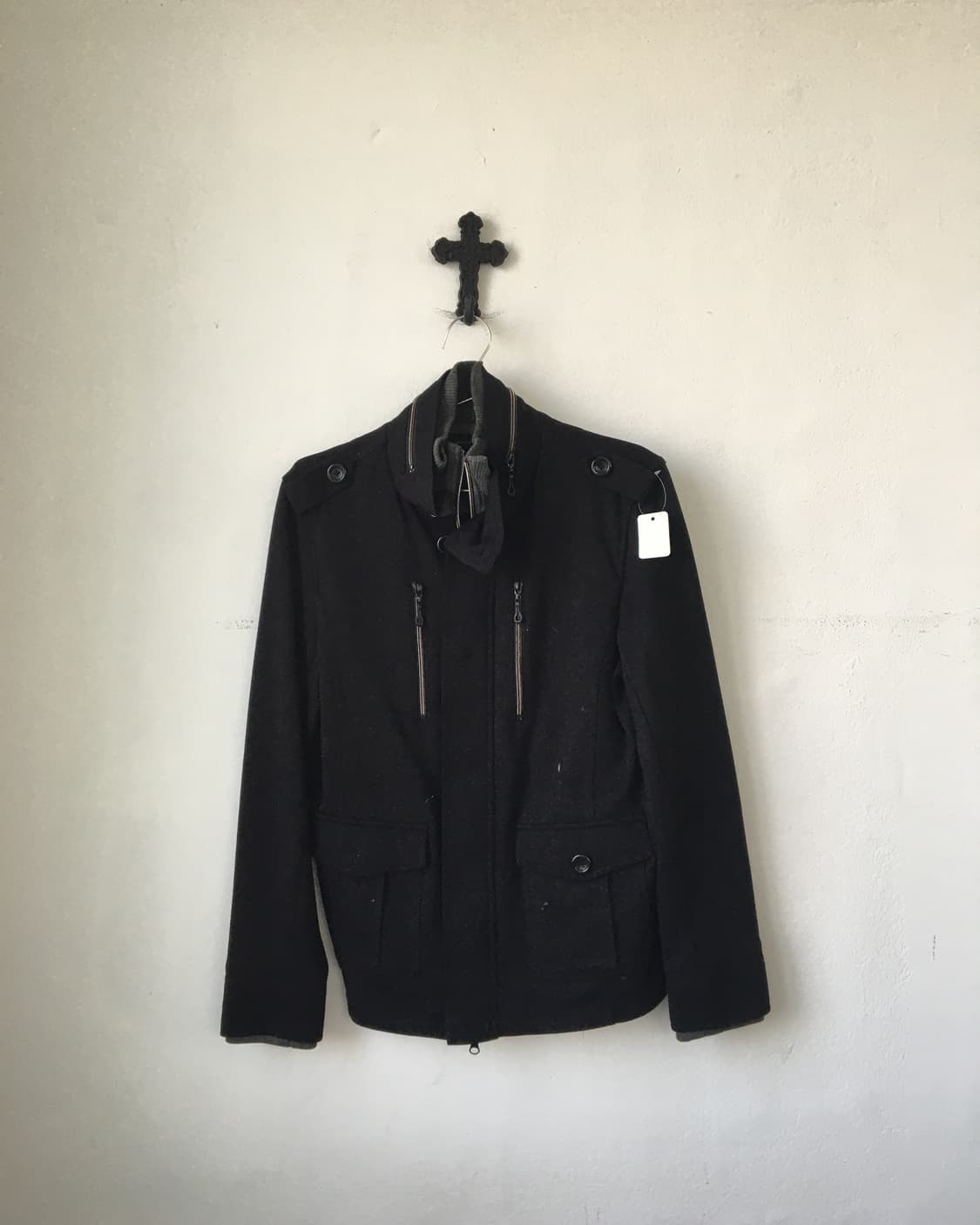 High neck woolen jacket 상품이미지2