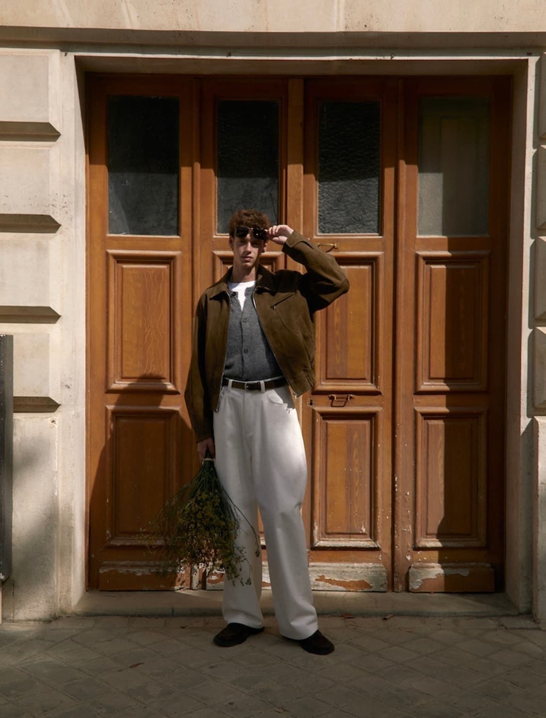 stu 브라운 스웨이드 자켓 m 상품이미지1