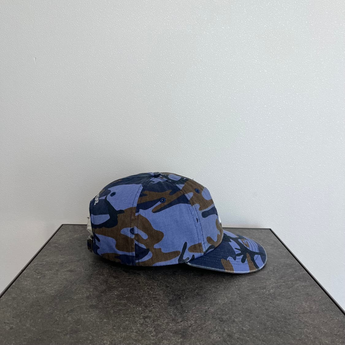 (OS) 슈프림 S로고 볼캡 모자 피그먼트 카모 네이비 상품이미지3