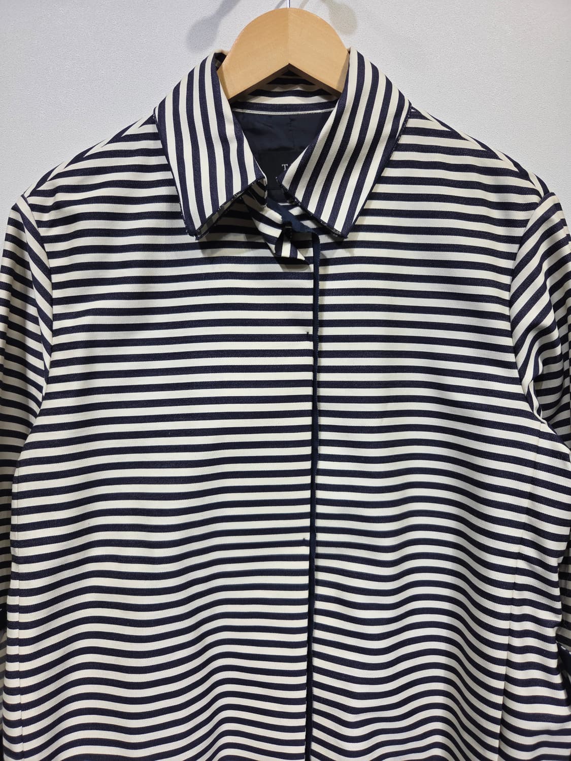 TIME 타임 포스트모던 스트라이프 울 혼방 리본 자켓 상품이미지3