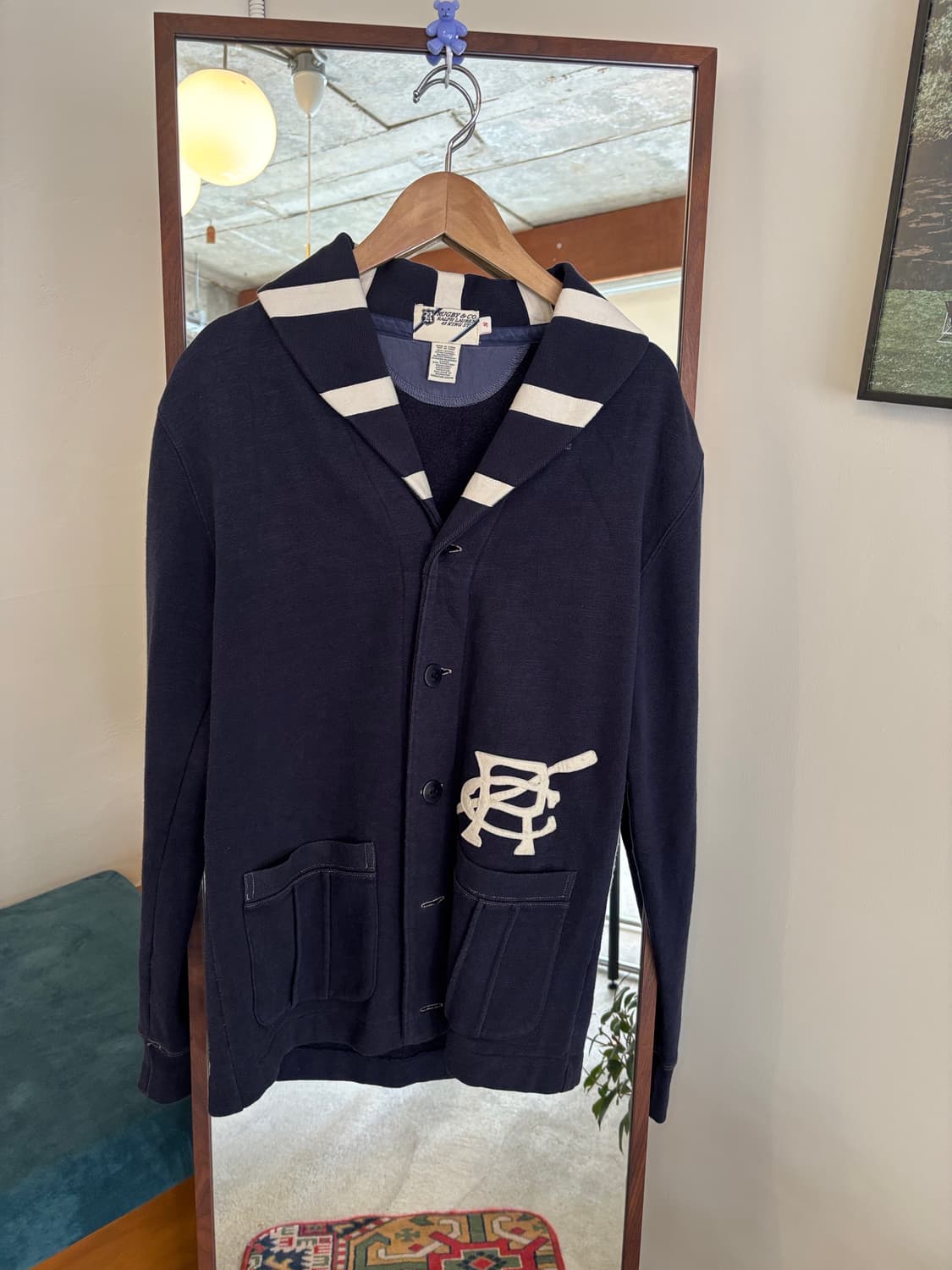 폴로 럭비 Rugby 네이비 숄카라자켓 상품이미지2