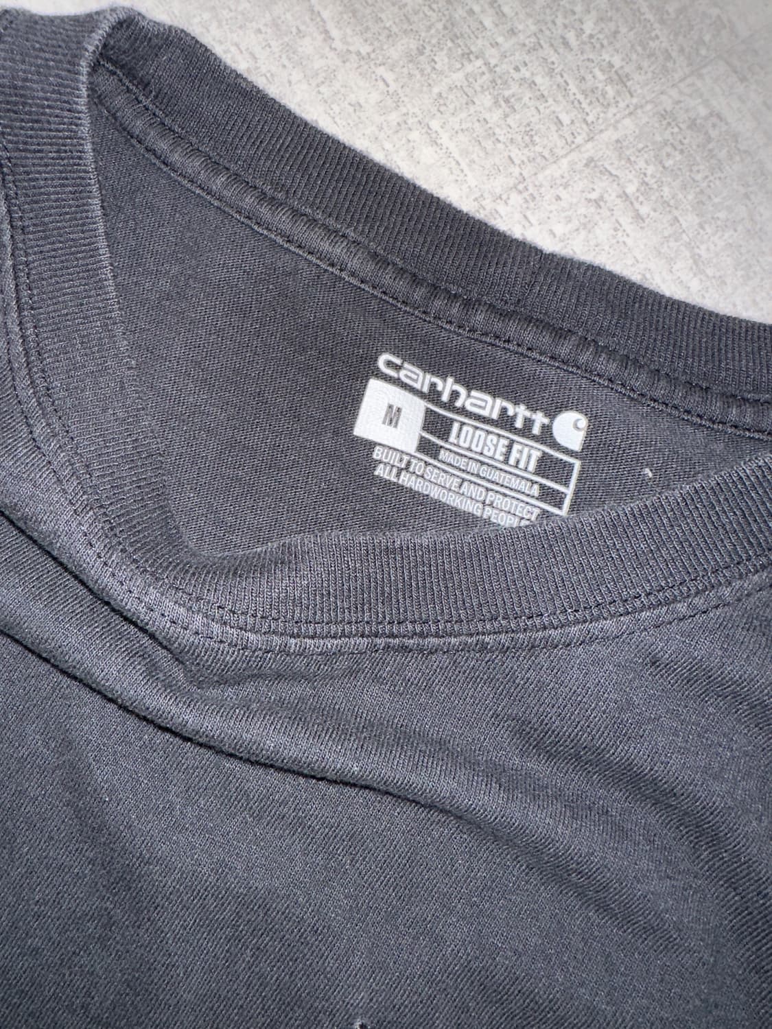 칼하트 롱슬리브m 실착1회 상품이미지2