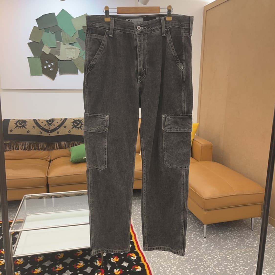 리바이스 실버탭 스트릿 힙합 카고 데님팬츠 32인치 C07105 상품이미지3