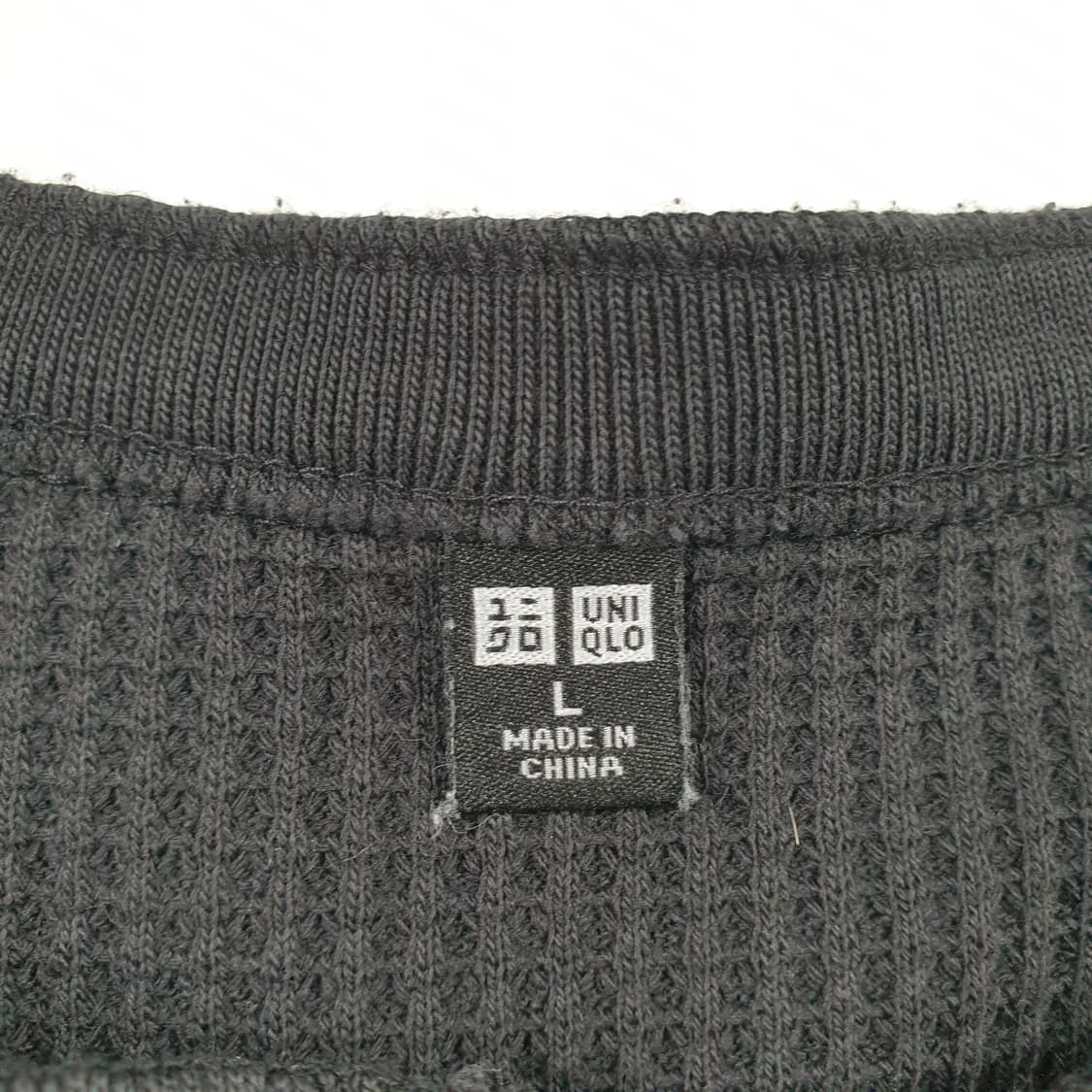 유니클로 헨리넥 와플 티셔츠 상품이미지2