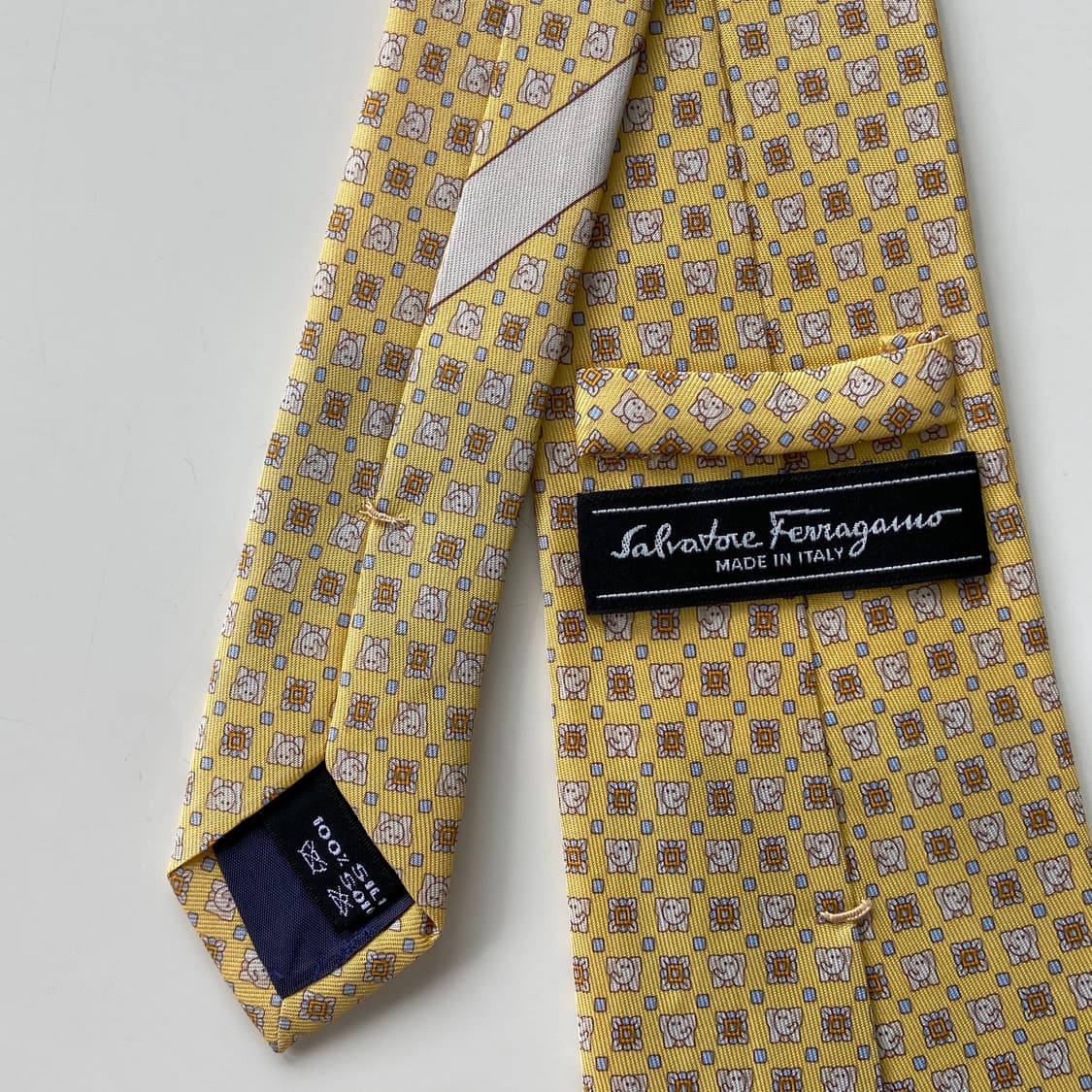 최상급 페레가모(Ferragamo) 명품 정품 넥타이 8.6cm 상품이미지5