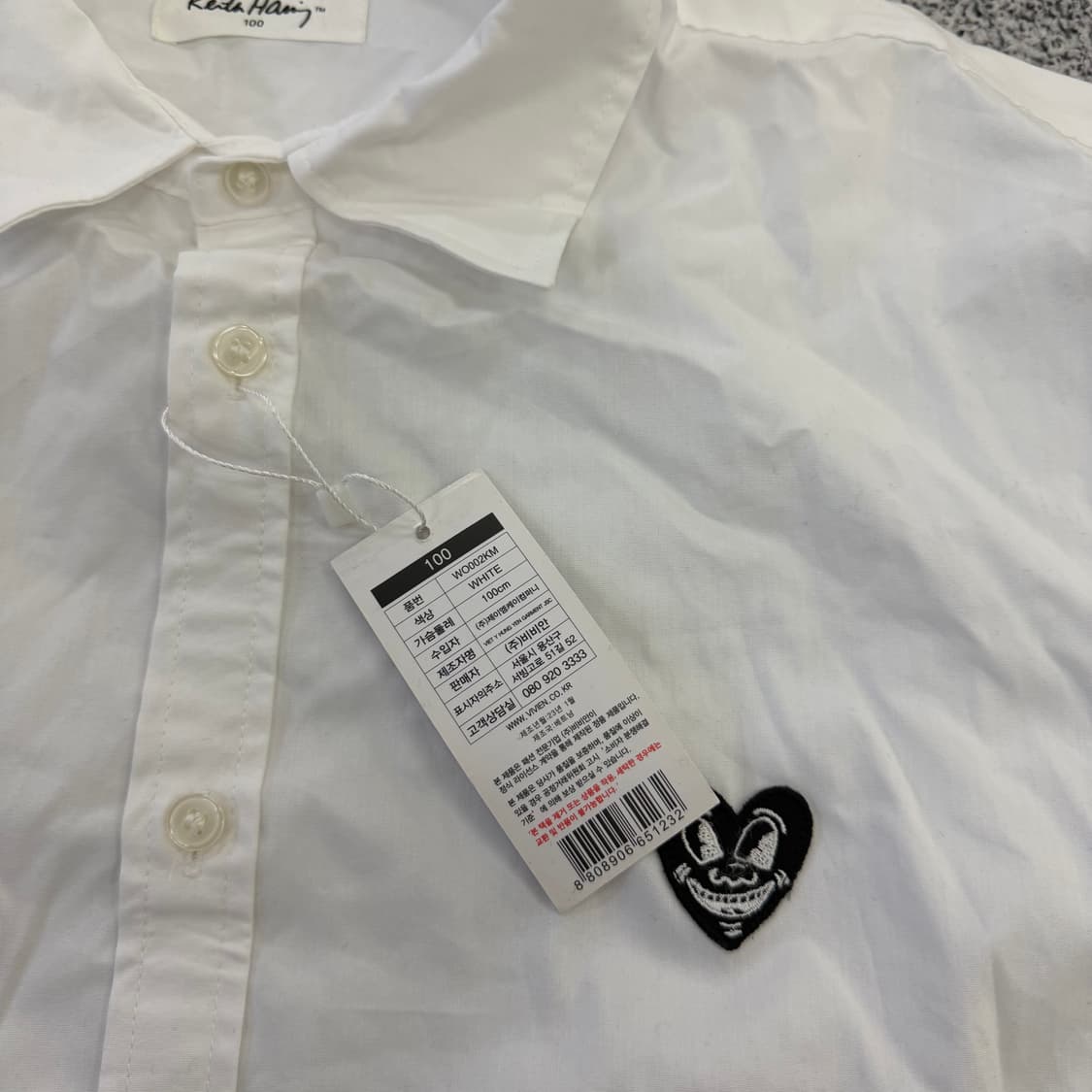 100 새상품 키스해링 셔츠 0128H1 상품이미지4