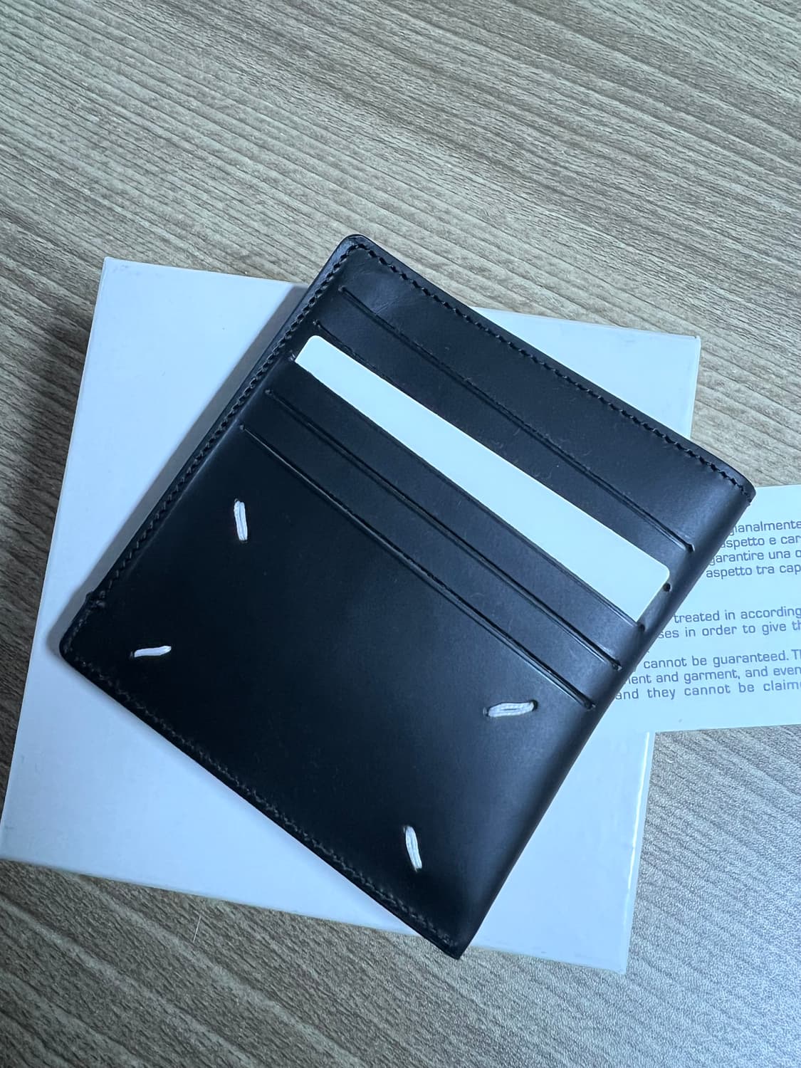 마르지엘라 스티치 카드 홀더 / 지갑 OS 상품이미지3