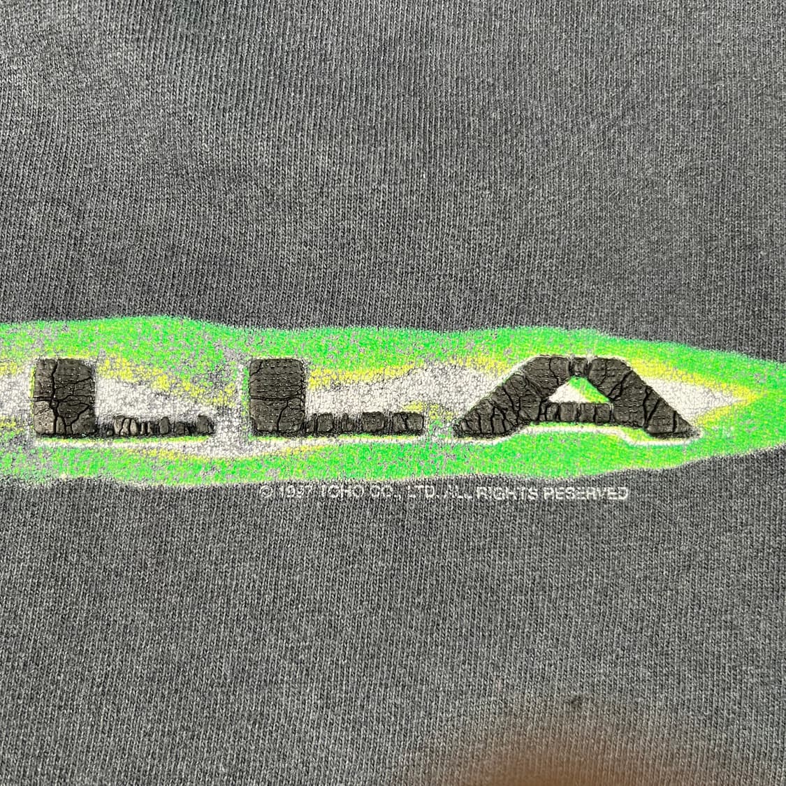 빈티지 고질라 1997 무비 반팔티 상품이미지6