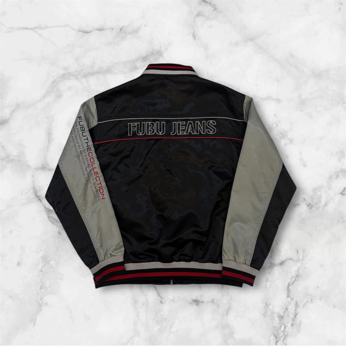 푸부 레이싱 봄버 바시티 자켓 상품이미지2