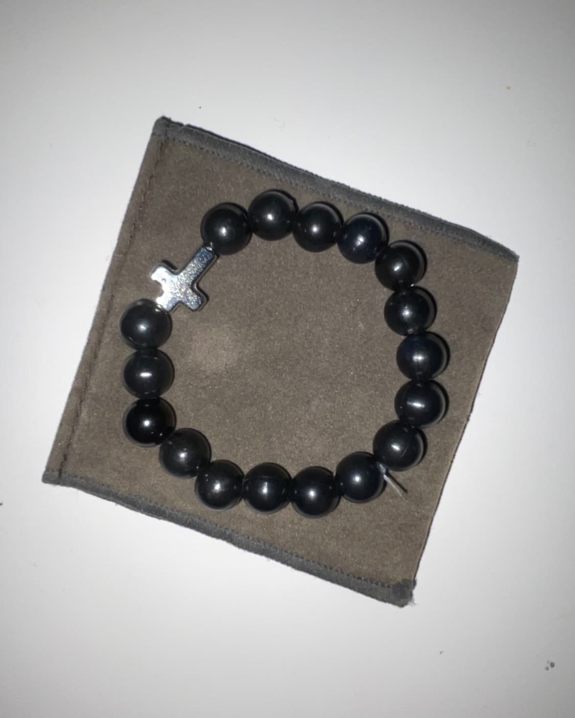 펑크 십자가 비즈 팔찌 상품이미지2