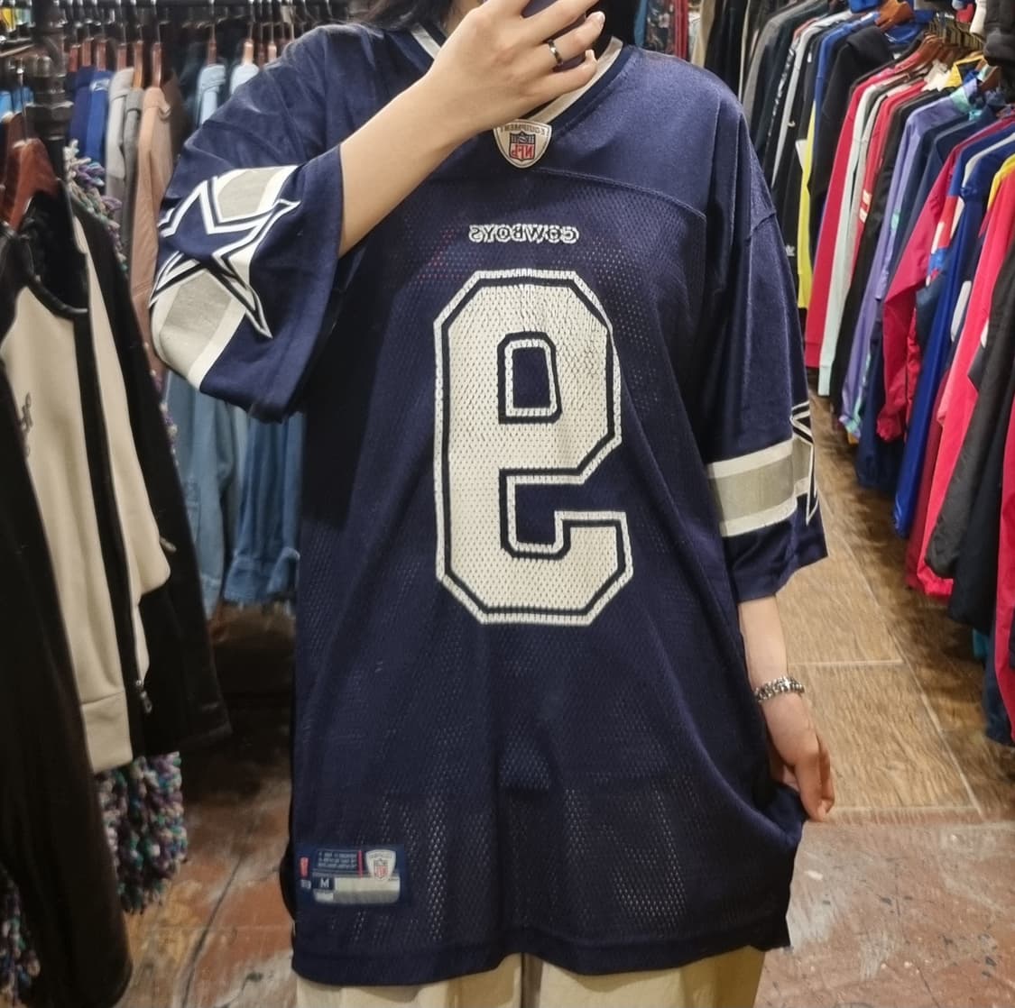 [Hi]  NFL 풋볼 져지 반팔티 네이비 상품이미지4