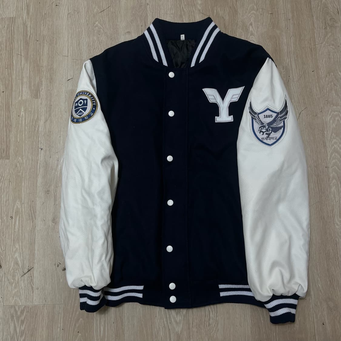 연세대학교 스타디움 바시티 학잠 과잠 [네이비] L/100 상품이미지1