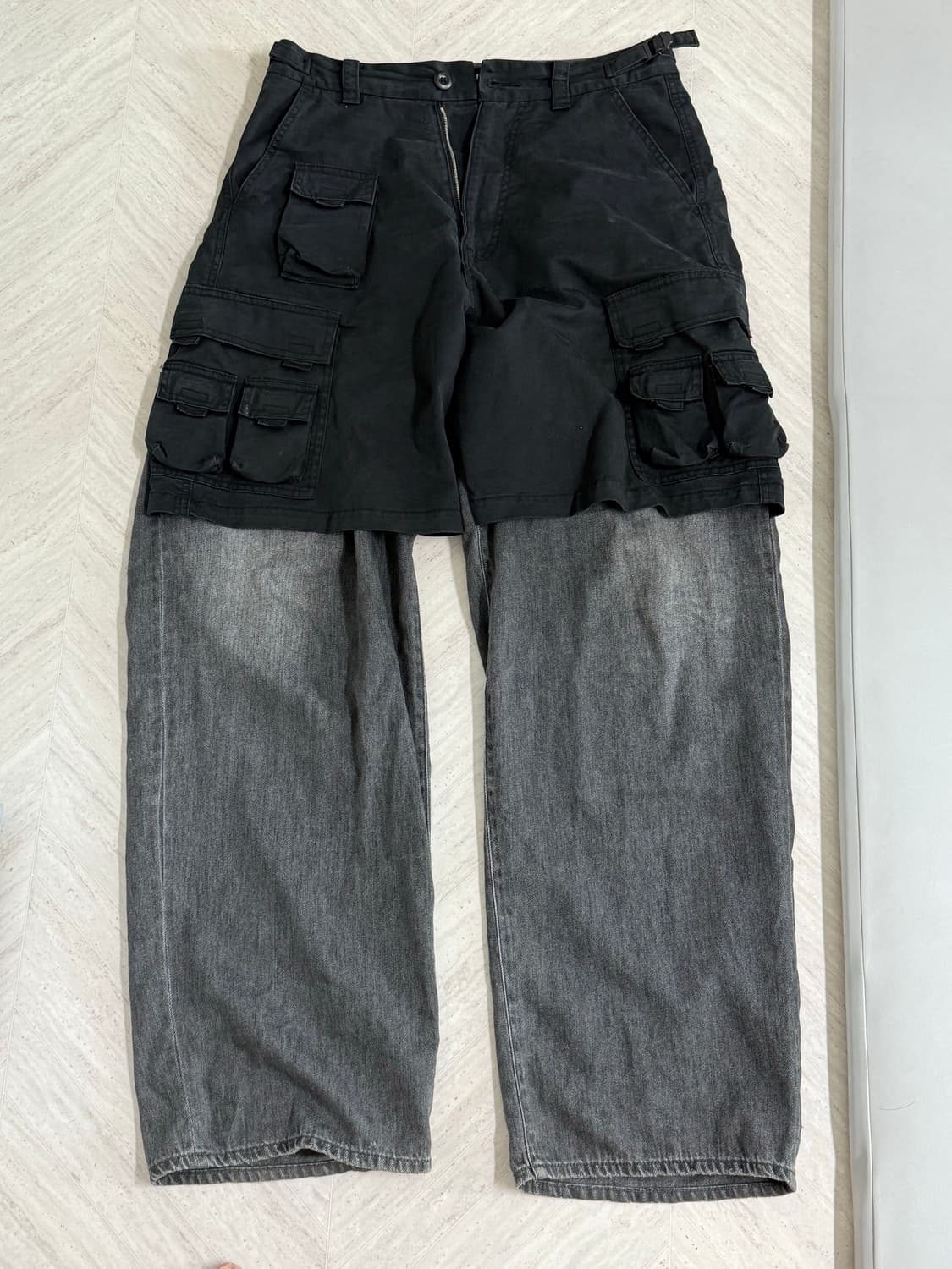 발렌시아가 21fw 레이어드 데님 팬츠 30 상품이미지2