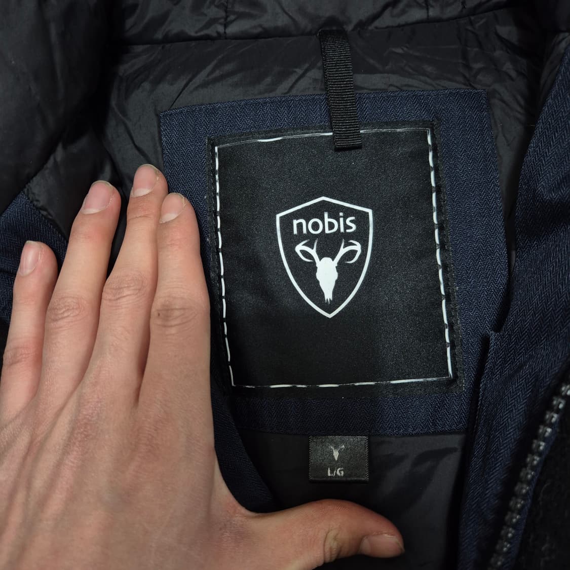 노비스 키즈 덕다운 사이드패치 후드 패딩 점퍼 (9-10세) 상품이미지6