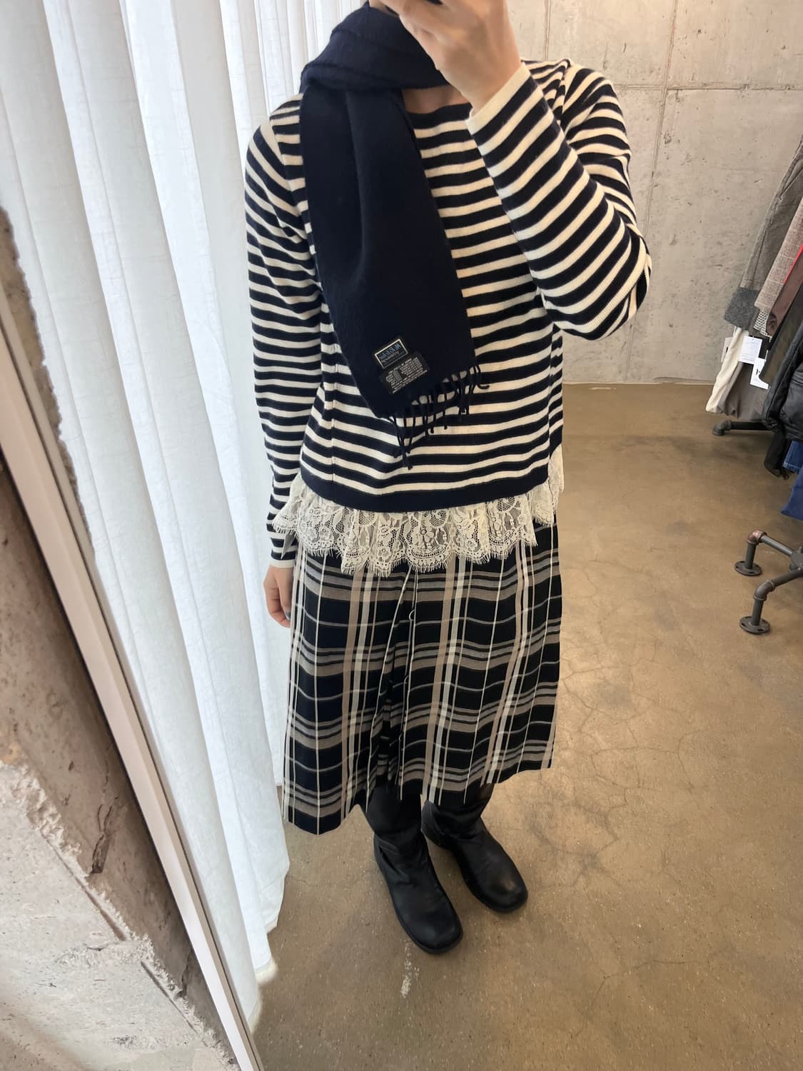 MCRITCHIE 캐시미어 머플러 made in SCOTLAND 상품이미지2