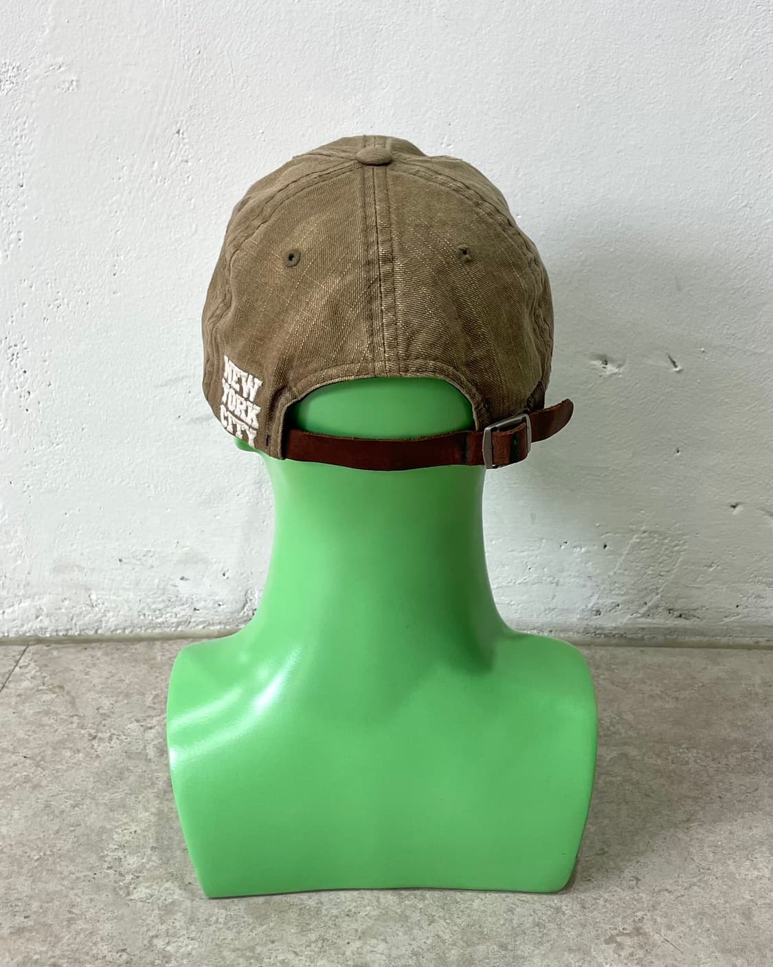 Distressed Patchwork Brown Hat 상품이미지4