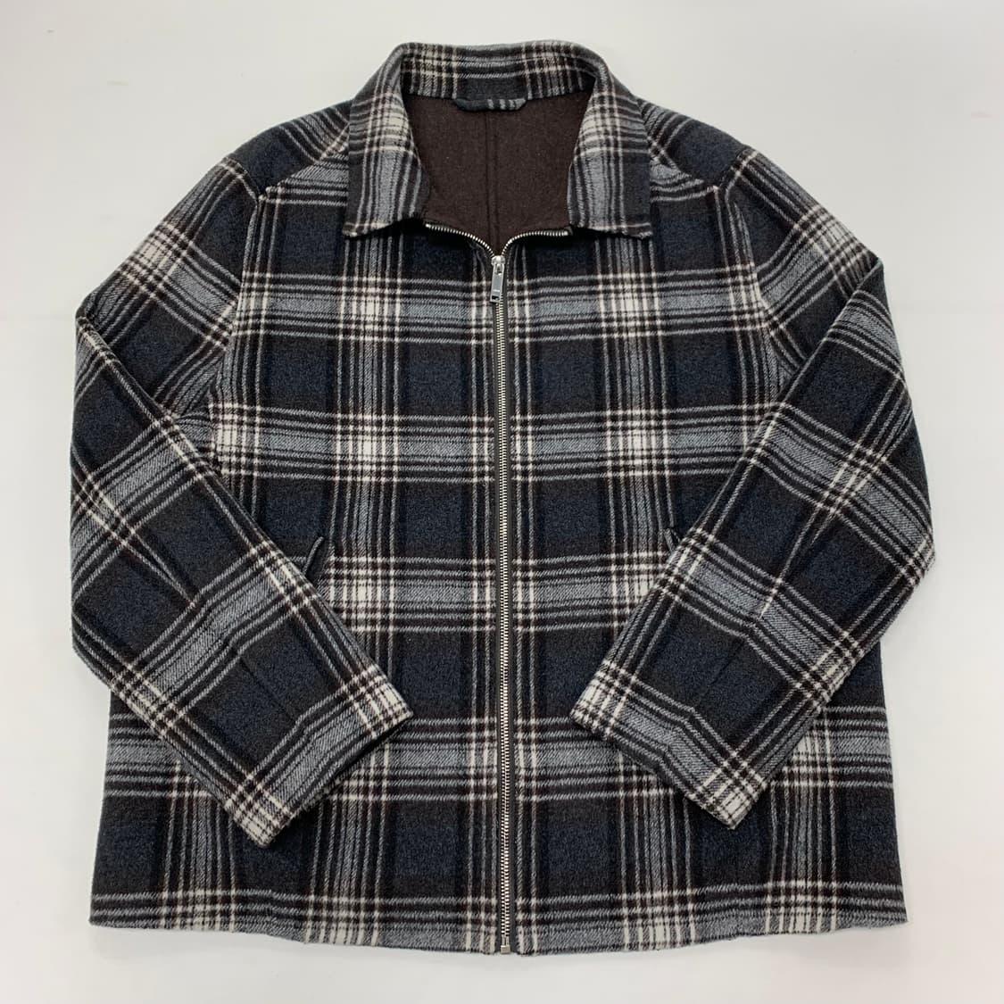 ZARA 자라 체크 모직자켓 상품이미지1