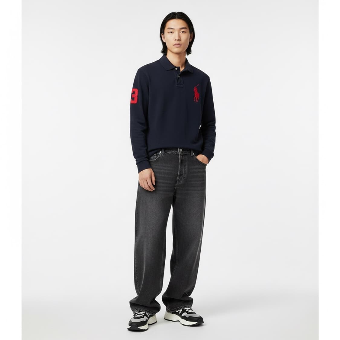 Polo Ralph Lauren 폴로 빅포니 네이비 카라티 L (클래식) 상품이미지1