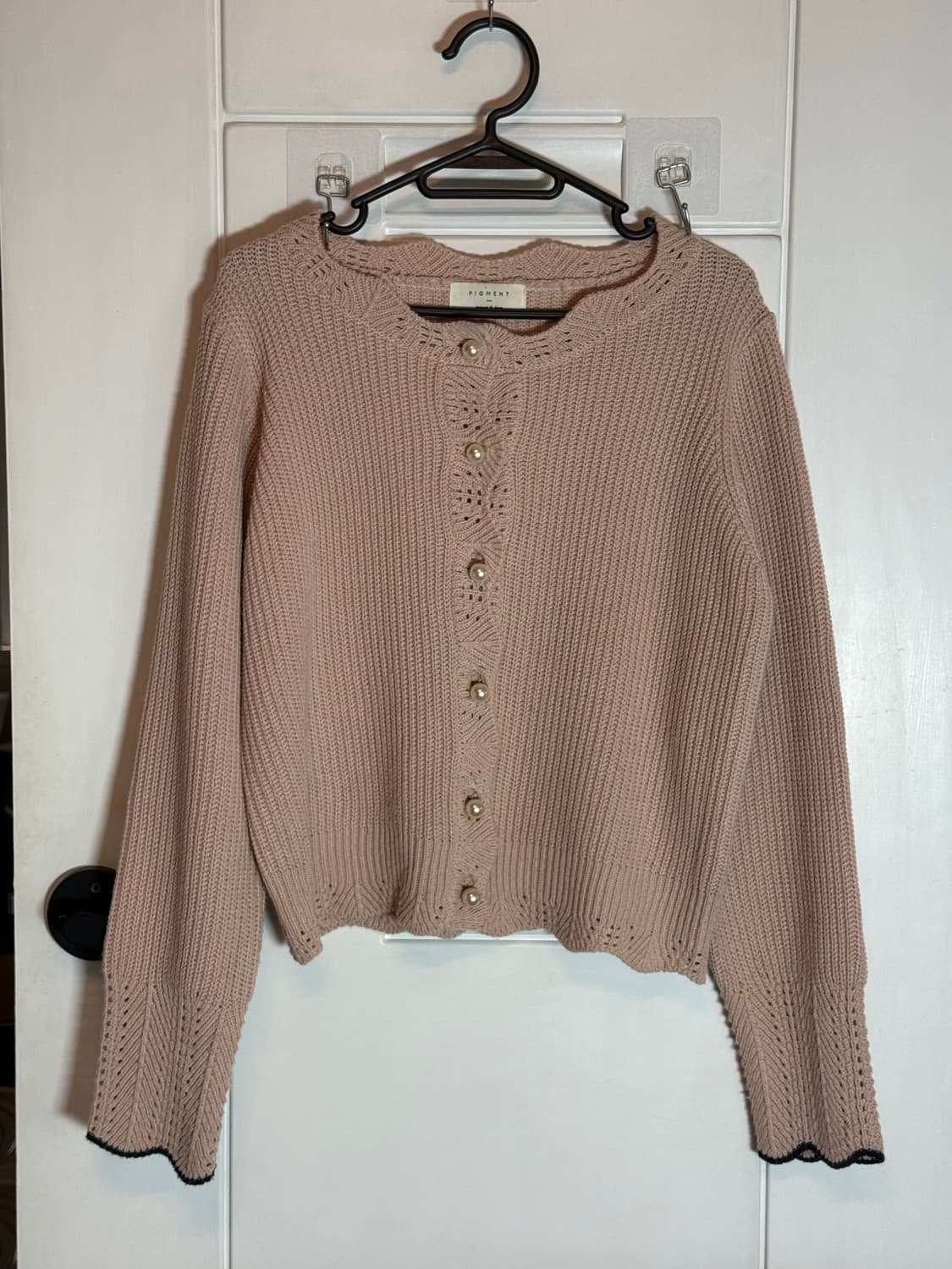 진주 레이스 가디건 상품이미지1