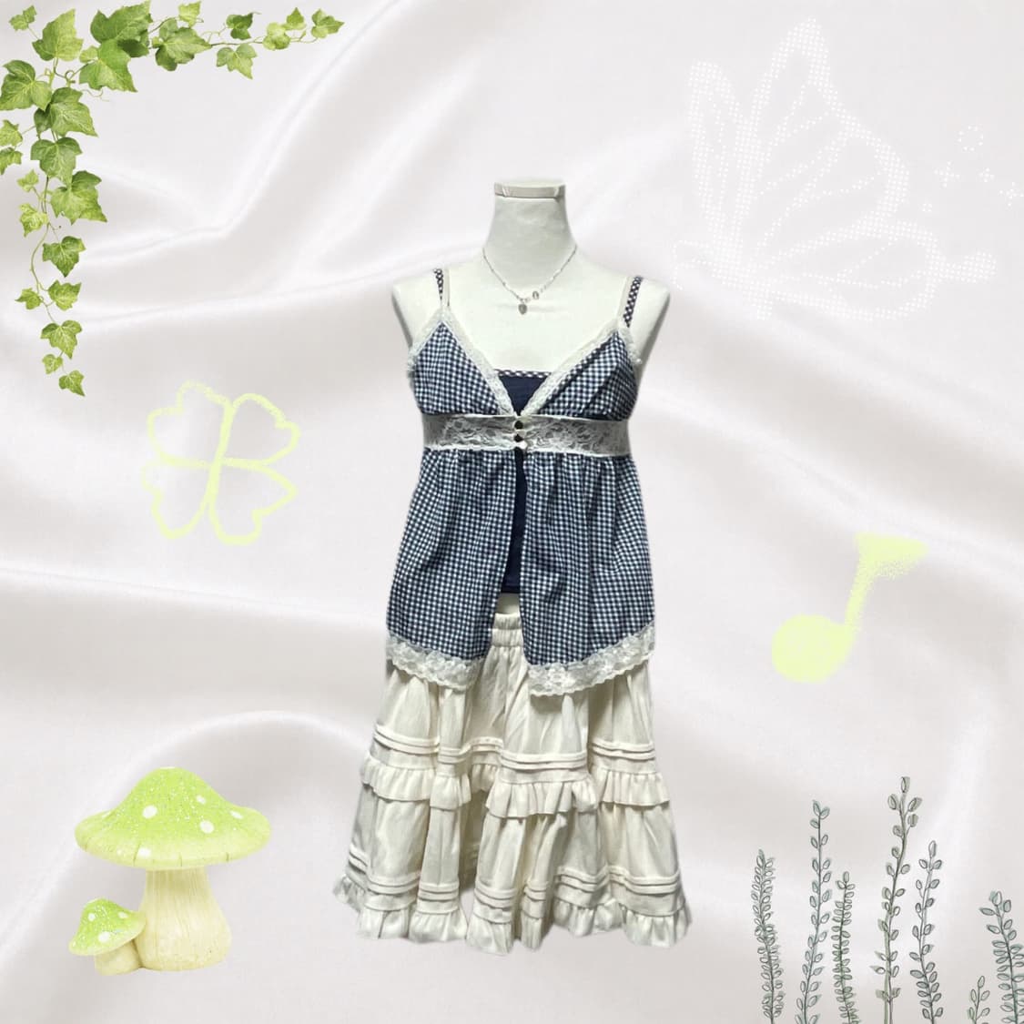 네이비 상의세트 #모리걸 #바선생 상품이미지1