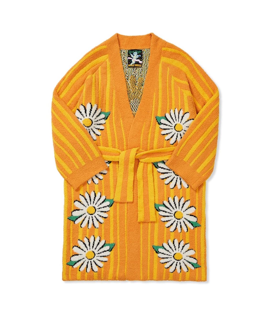 위글위글 라운지 로브 샤워가운 오렌지컬러 상품이미지3