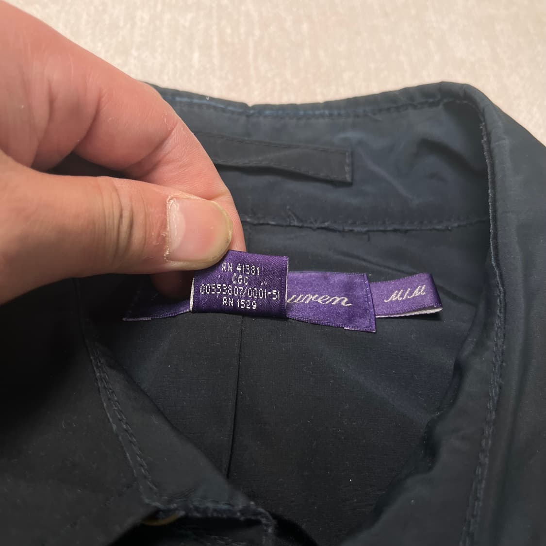 100 폴로 랄프로렌 퍼플라벨 바라쿠타 투웨이 그라데이션 자켓 상품이미지4