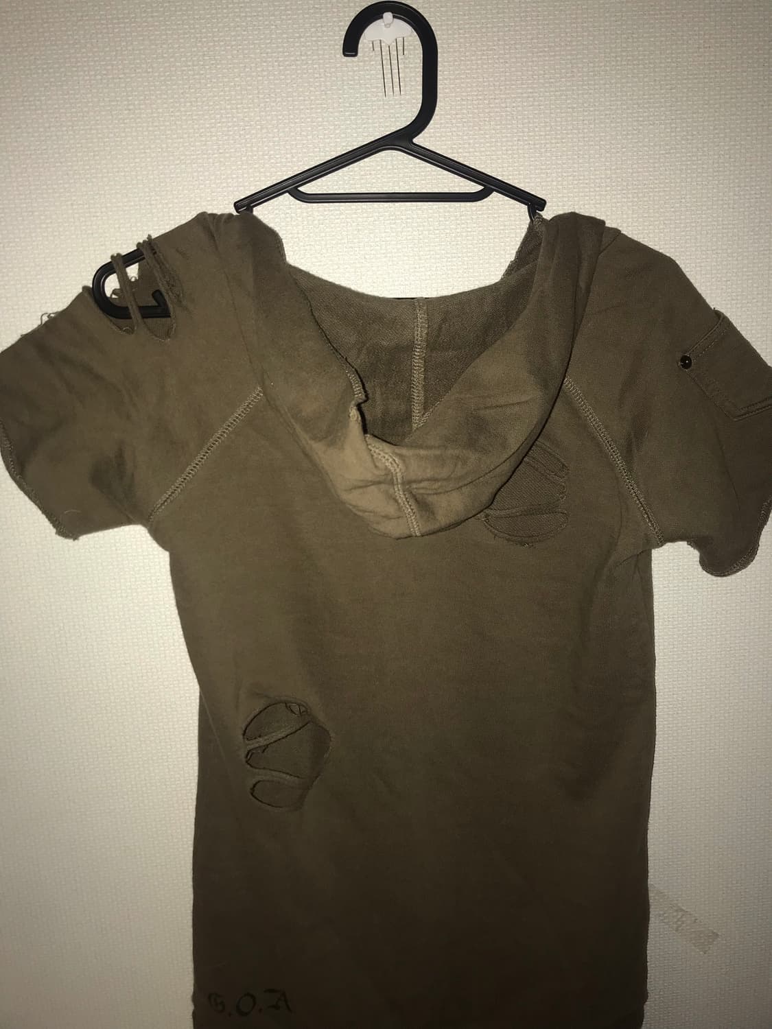 G.O.A 00's grunge details hoody onepiece 상품이미지4