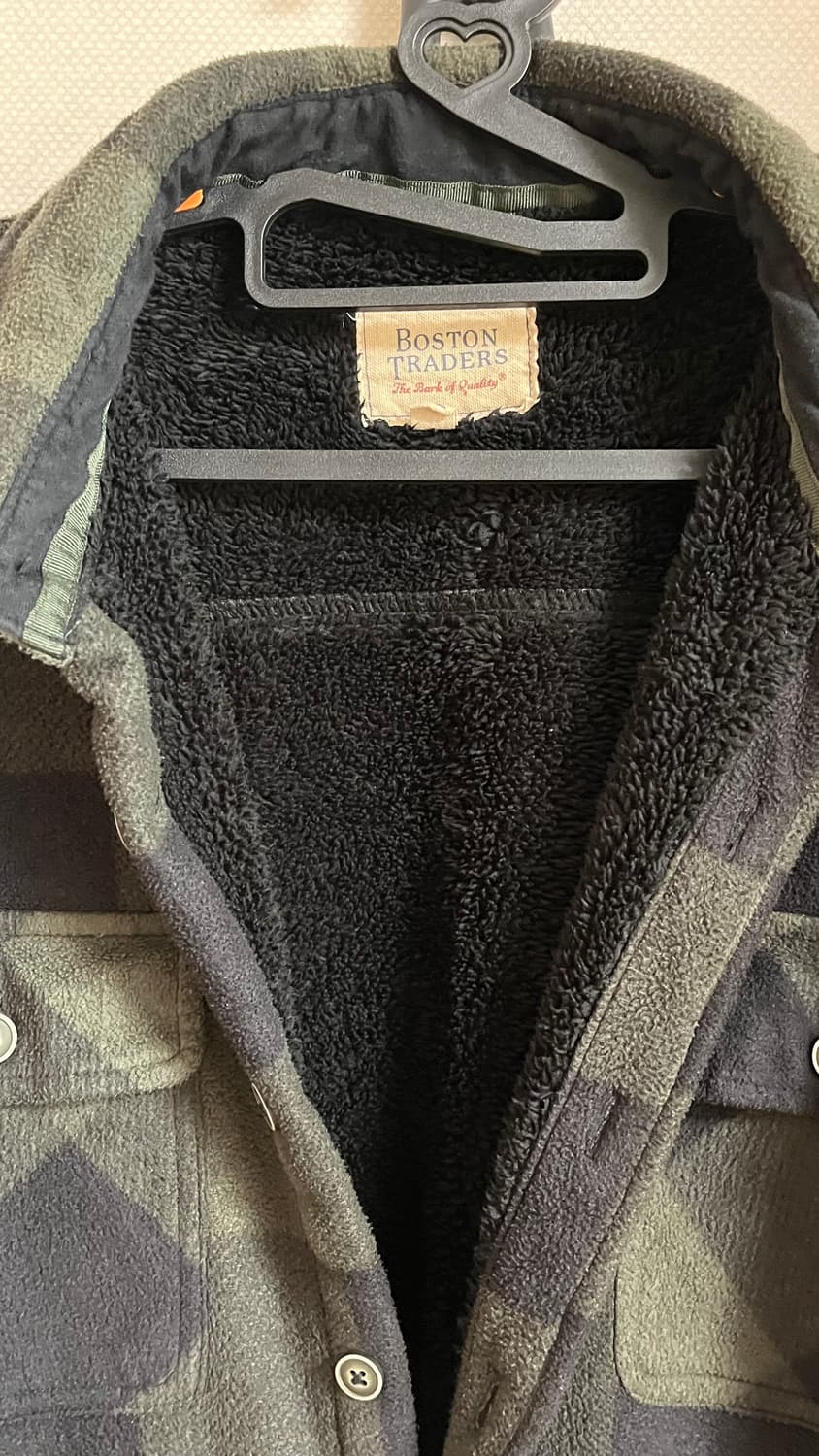 빈티지 체크 후리스 상품이미지3