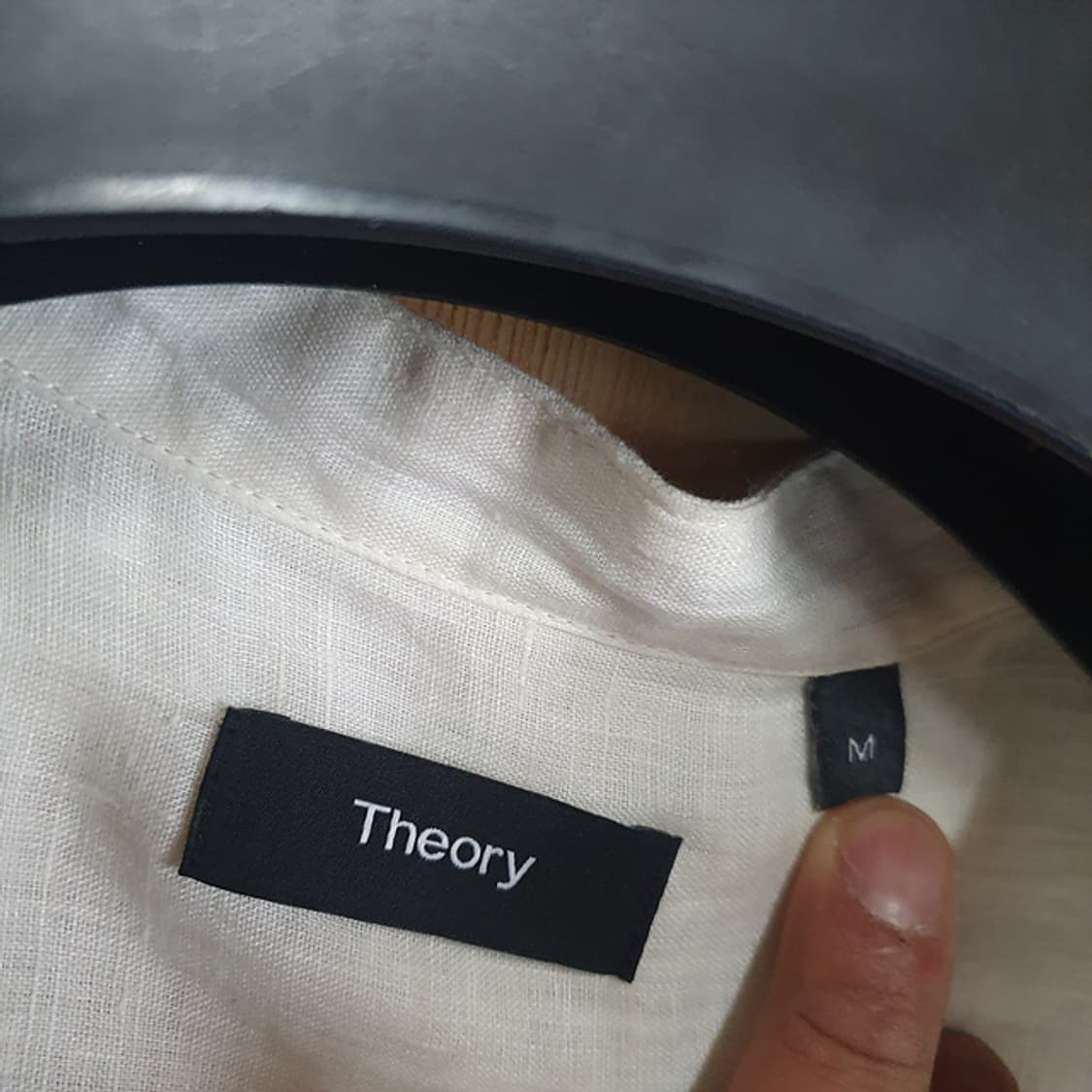 띠어리 린넨 셔츠 M 상품이미지3