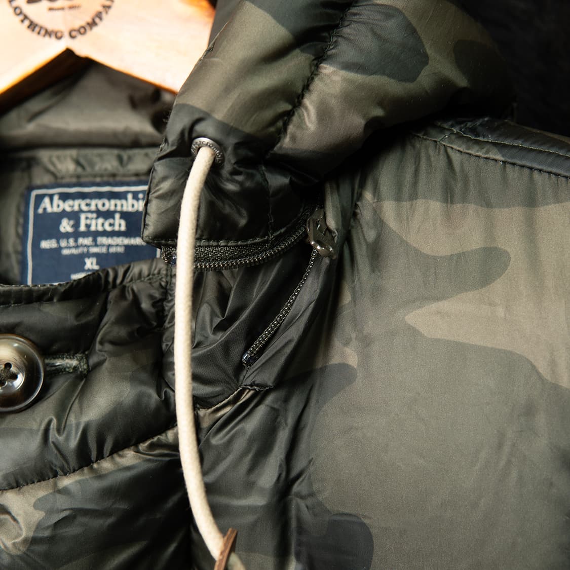 [108] 아베크롬비 카모플라쥬 그레이 덕다운 베스트 MT-1538  상품이미지2