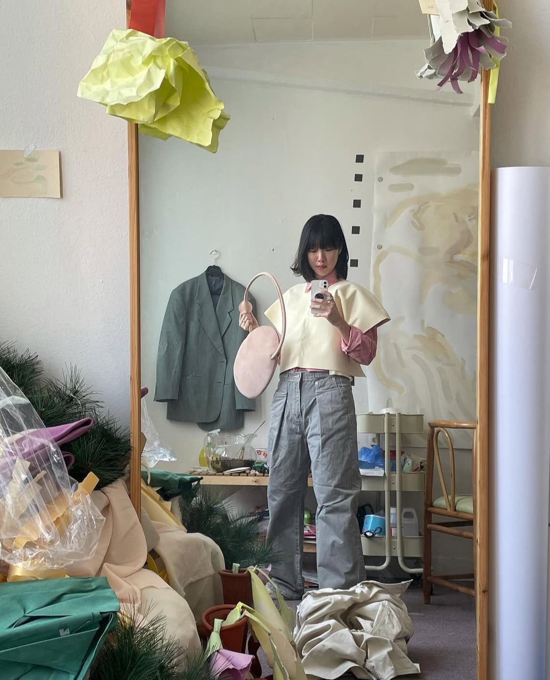 bambole  saturn bag 밤볼레 스웨이드백 상품이미지2