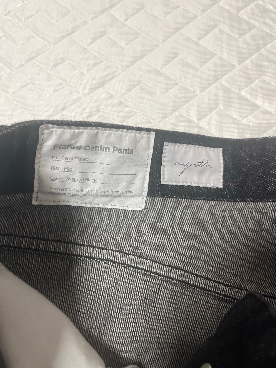 (L) Youth flared denim pants 유스 플레어 데님 상품이미지2