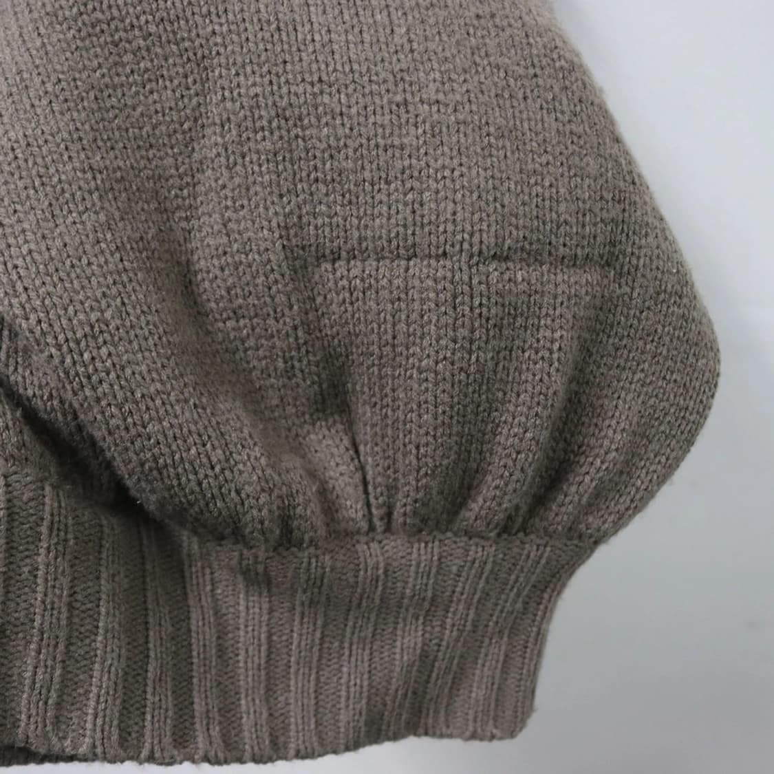 오조크 브라운 니트 롱 가디건 60423 상품이미지8