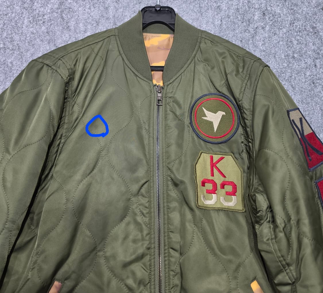 KONUS 코너스 카모플라쥬 리버시블 양면 항공 점퍼 M 상품이미지6