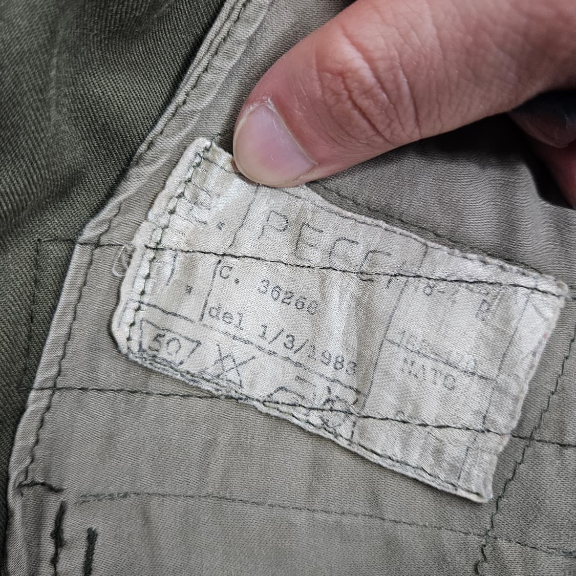 80s 이탈리아군 필드 자켓 상품이미지4