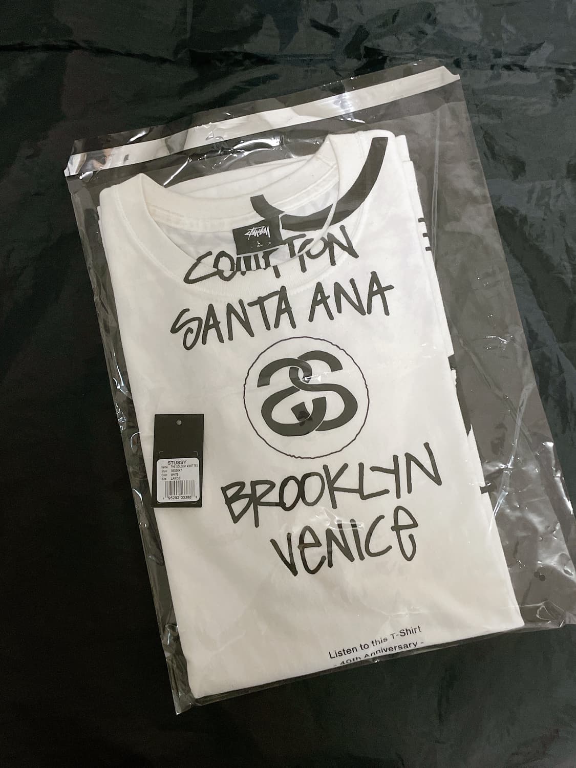 [L] 스투시 x 솔로이스트 40주년 반팔 티셔츠 상품이미지4