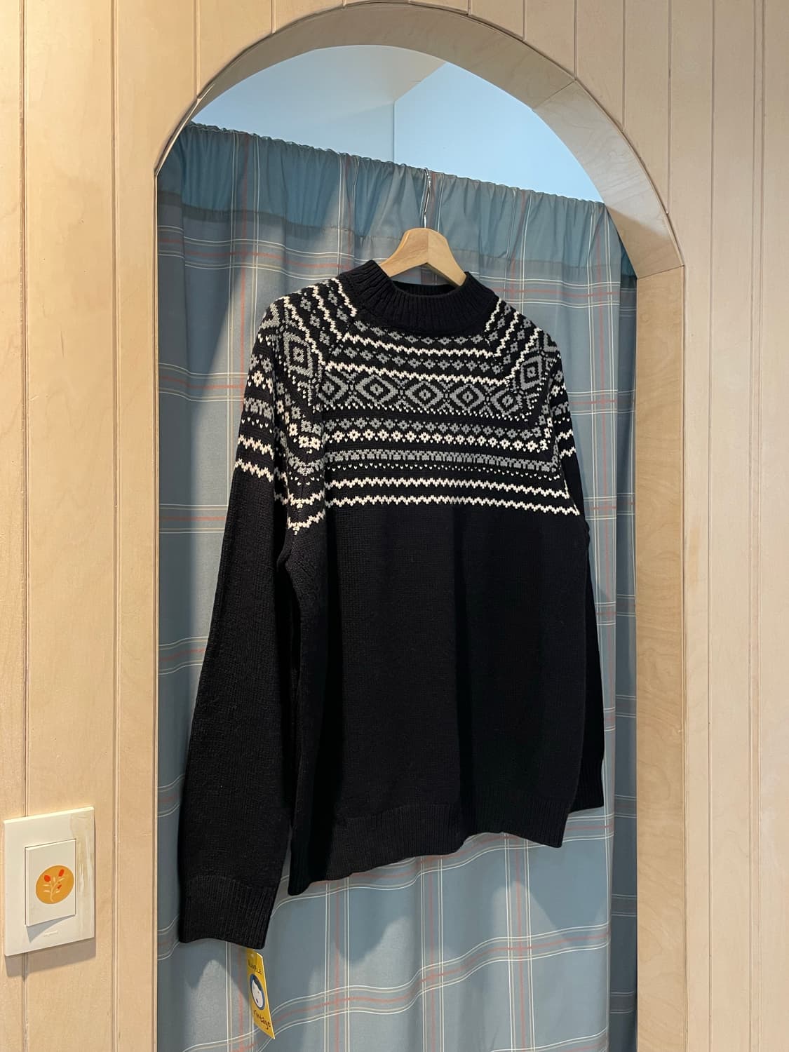 일본빈티지 페어아일니트 상품이미지2