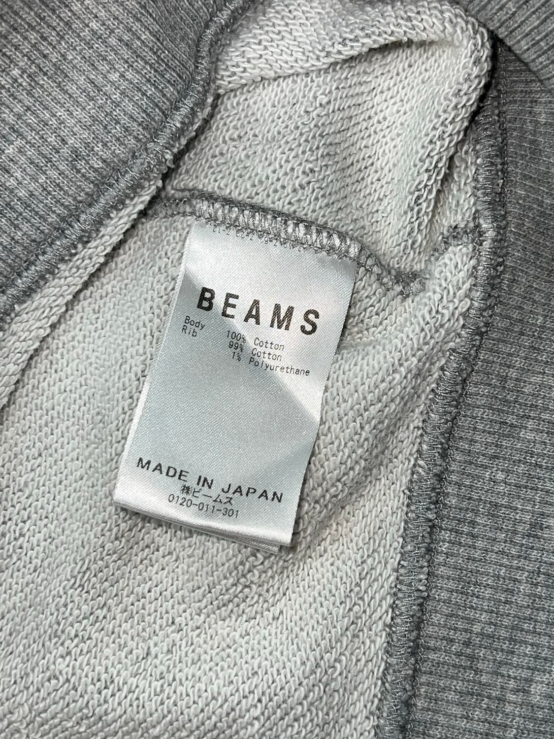 beams 빔즈 로고 스웻셔츠 XL 상품이미지4