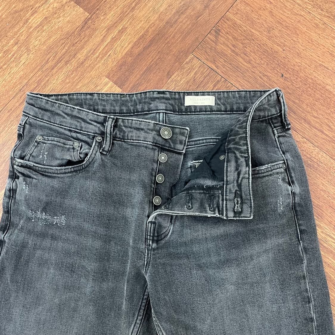 올세인츠 렉스 데미지드 데님팬츠 상품이미지2