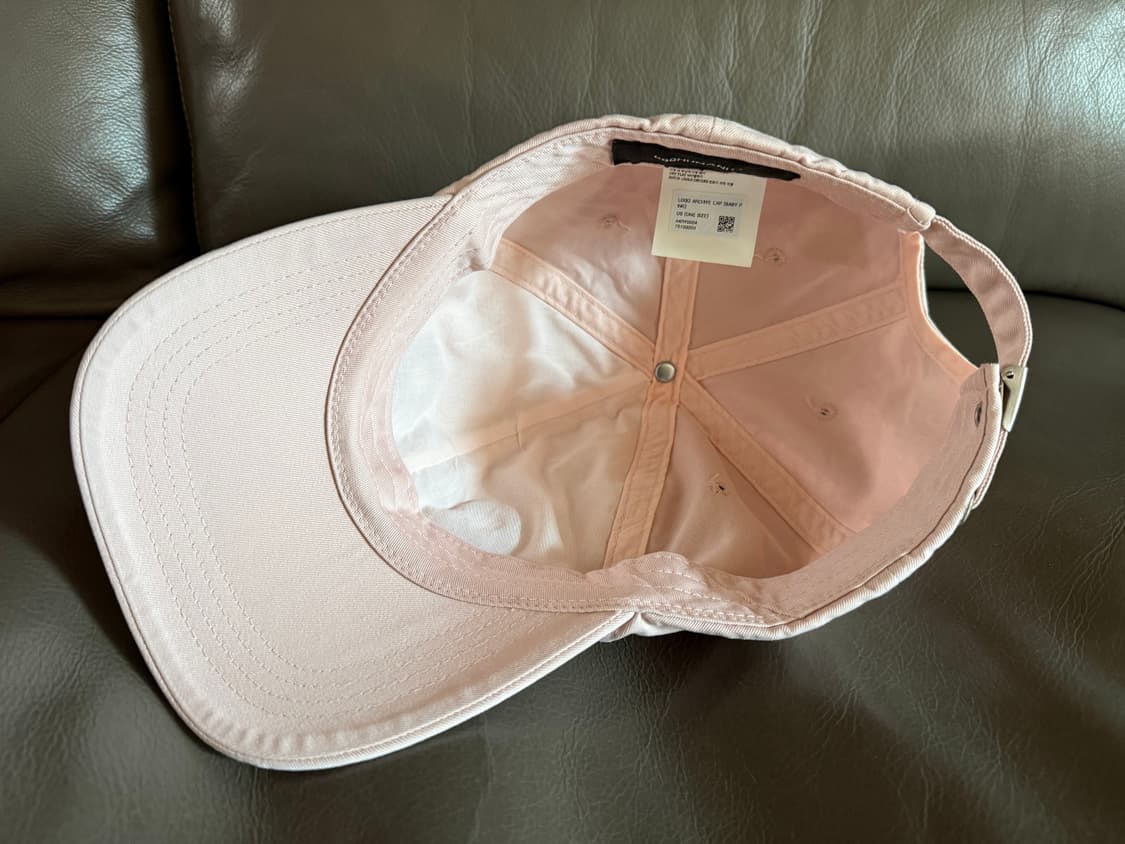 999휴머니티 로고 아카이브 캡 베이비 핑크 상품이미지2